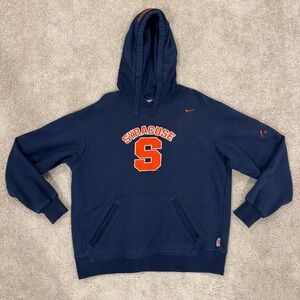 Vintage Nike Embroidered Syracuse Hoodie Men Sz Medium